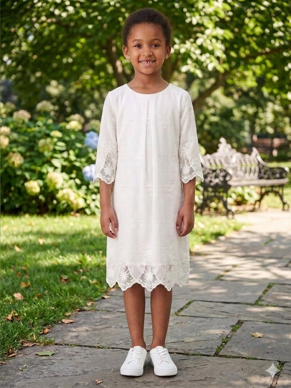GUC Girls size 14(XL) Joe Fresh white dress